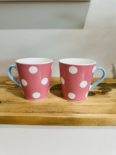Cath kidston red white button - white,