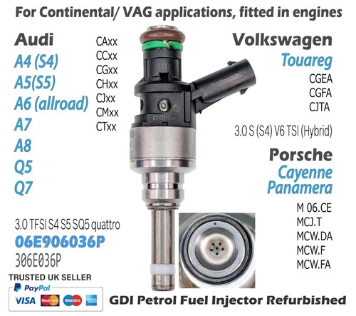 Fuel injector 06e906036p - fuel,