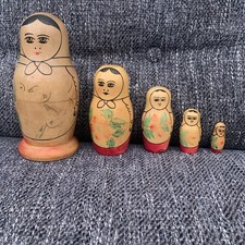 Vintage Russian dolls X5