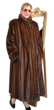 US5693 REAL MINK FUR COAT FULL