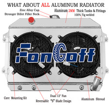 3 Rows Radiator Shroud Fan For