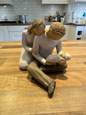 Willow Tree Father Mother & Baby  "New Life"  12.5cm Tall