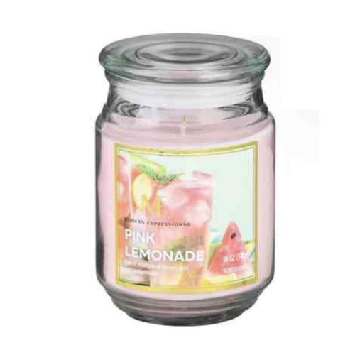Large candle 18oz glass - large, jar