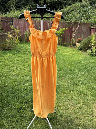 Women orange linen blend - m&s,