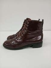 Women's Ankle Patent Burgundy