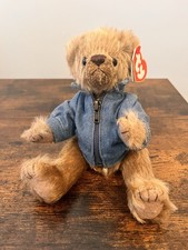 TY Beanie Babies Attic Treasures - Vintage Tudor Bear with Union Jack Jacket UK