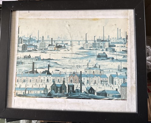 Lowry framed prints - prints, x3
