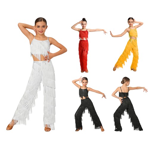 Girls piece tassel latin - 2-piece,