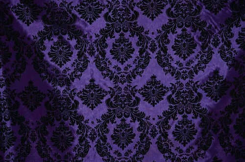 Purple taffeta damask - purple,