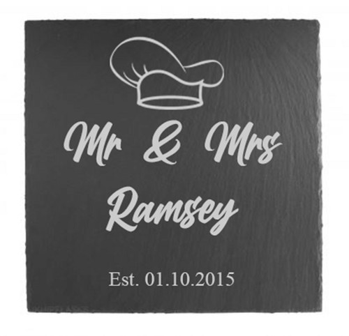 Personalised engraved slate - engraved,