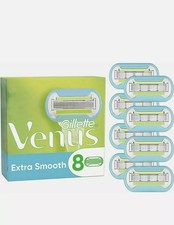 Gillette Venus EXTRA SMOOTH Razor Blades - 8 PACK 100% Genuine UK Stock 