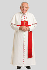 White Roman Clergy Cassock