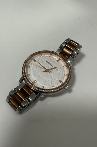 Ladies pyper two tone silver - tone,
