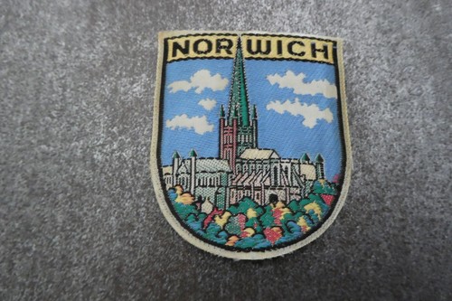Norwich woven cloth patch - norwich,