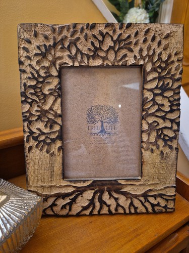 New unused wooden photo frame - new,