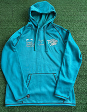 Leeds Rhinos Oxen Green Hoodie Jumper Top | Mens Adult Small Rugby League Kit