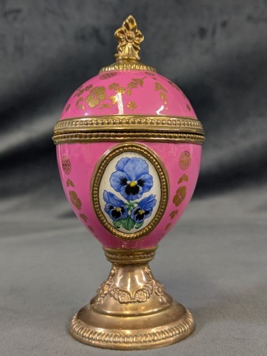 Fabergé pansy floral gold - &,