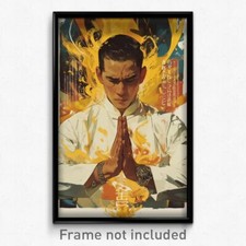 Indonesian Movie Poster - Man Feeling Coercive, Expensive White Robe (Art Print)