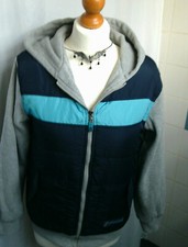 Urban Outlaws - Grey &  Blue Reversable Hoodie / Jacket- age 14 - 15 years