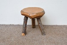 Small vintage wooden milking - small,