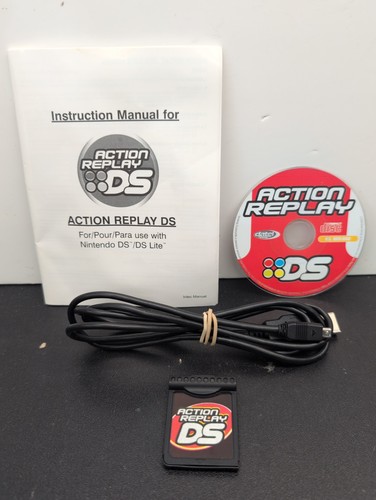 Action replay cart - ds, manual