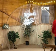 Wedding Decor- Wedding Arch with draping material 