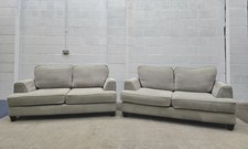 Grey DFS 2 + 2 Seater Sofa Set