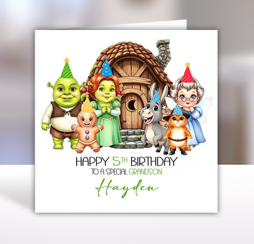 Shrek personalised birthday - shrek,