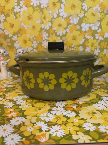Vintage green floral - vintage,