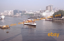 2 x 35mm Colour Slides of P.S.WAVERLEY-Paddle Steamer-Pool of London-9/1986
