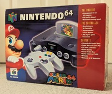 Nintendo 64 Console N64 Super Mario 64 Edition Collectors Condition PAL UKV MINT