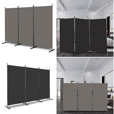 6FT 3Panels Room Divider Freestanding Folding Wall Privacy Screen Protector UK ﻿
