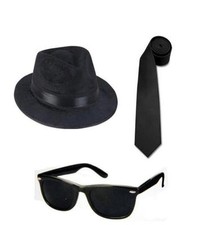 2 BLUES BROTHERS FEDORA HATS +