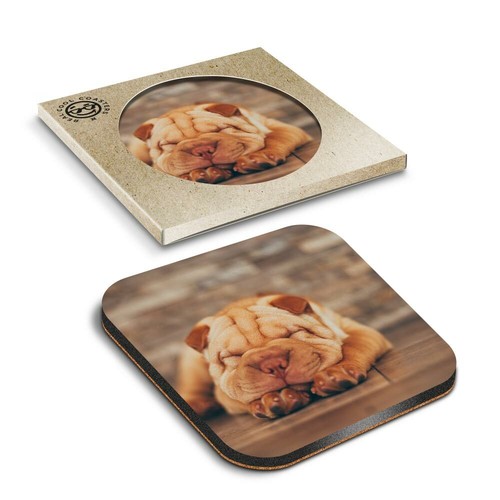 Boxed square coasters - x,