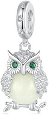 Glowing Owl Charm For European