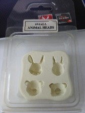 Diamond Paste Small Animal Heads  Silicone Mould For Sugarcraft Cake Decorating
