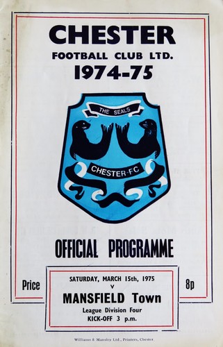 Chester mansfield town - chester,