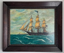 Antique 1915 oil painting