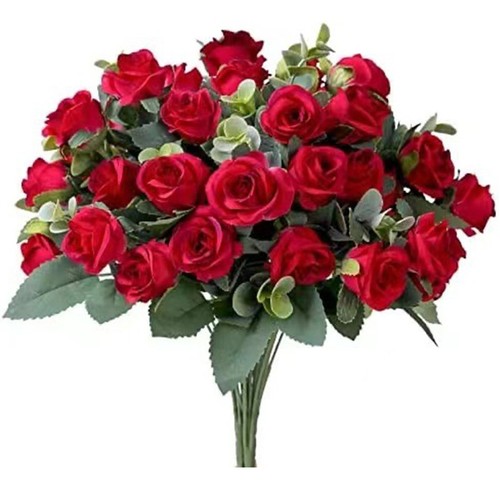 Heads silk rose artificial - 10,