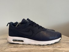 LOVELY NIKE AIR MAX TAVAS LEATHER Sports Trainers in OBSIDIAN BLUE - SIZE UK 10