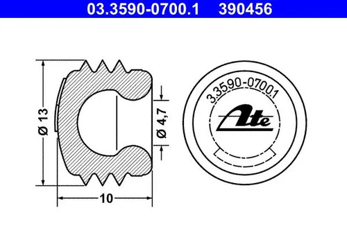 10x cover cap pin plug - 10x,
