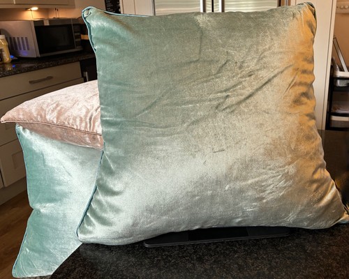 Laura ashley velvet cushion - laura,
