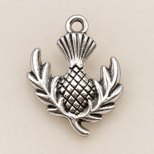 Pcs 23mm tibetan silver - 20,