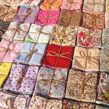 100PCS Assorted Floral Sewing