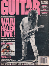 Guitar World Magazine March 1992 Van Halen Live Kirk Hammett Eric Gales