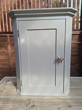 Vintage Corner Cabinet  With 2 Shelves