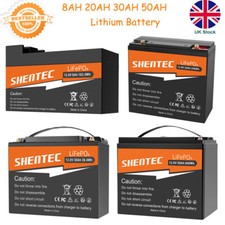 LiFePO4 12V 50Ah 30Ah 20Ah 8Ah