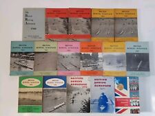 BRITISH ROWING ALMANACK  PAPERBACK BOOKS VARIOUS YEARS 1948-1992