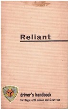 RELIANT REGAL 3/25 SALOON &