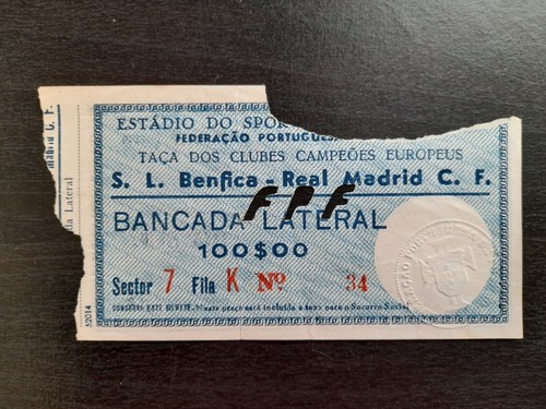 Ticket benfica real - v,